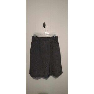 Outback Red | Black And White Polka Dot Knee Length Skirt